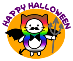 The Story of Rainbow-colored Cat sticker #884756