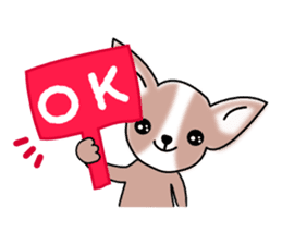 Talkative Smooth Coat Chihuahua sticker #885191