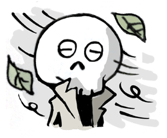 skeleton sticker #885366