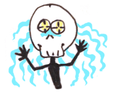skeleton sticker #885369