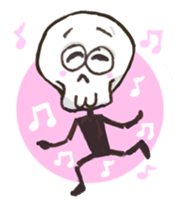 skeleton sticker #885370