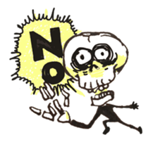 skeleton sticker #885376