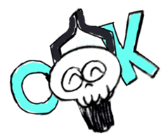 skeleton sticker #885377