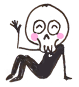 skeleton sticker #885380
