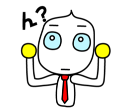 The businessman life of FUKIDASHI-KUN sticker #885572