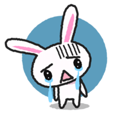 Lonely rabbit sticker #885691