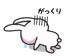 Lonely rabbit sticker #885693