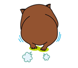 Mr. Wombat's Daily Life-English version sticker #885722