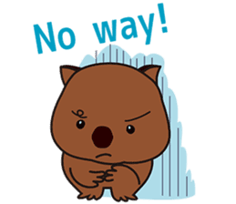 Mr. Wombat's Daily Life-English version sticker #885725