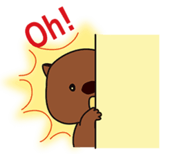 Mr. Wombat's Daily Life-English version sticker #885735