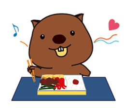 Mr. Wombat's Daily Life-English version sticker #885736