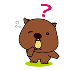 Mr. Wombat's Daily Life-English version sticker #885748