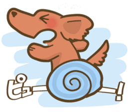 Rana the Dachshund sticker #885851