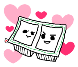 Pretty tofu sticker #885963