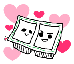 Pretty tofu sticker #885963
