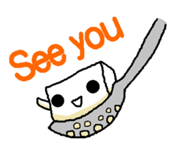 Pretty tofu sticker #885969