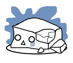 Pretty tofu sticker #885970