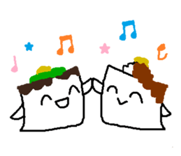 Pretty tofu sticker #885976