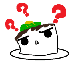 Pretty tofu sticker #885978