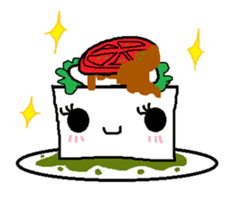Pretty tofu sticker #885980