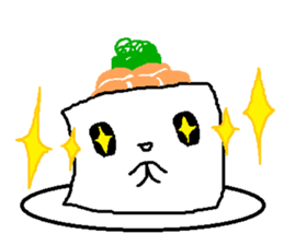 Pretty tofu sticker #885983