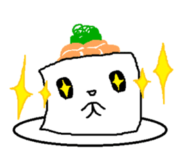 Pretty tofu sticker #885983