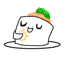 Pretty tofu sticker #885986