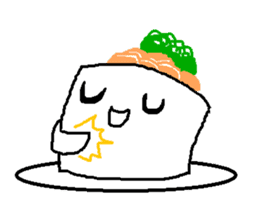 Pretty tofu sticker #885986