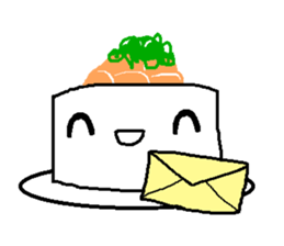 Pretty tofu sticker #885988