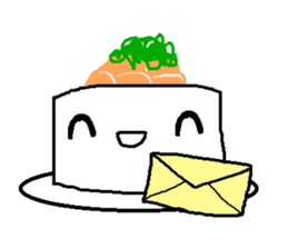 Pretty tofu sticker #885988