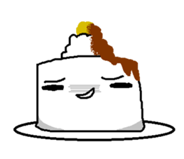 Pretty tofu sticker #885989