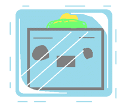 Pretty tofu sticker #885991