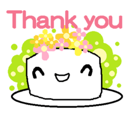 Pretty tofu sticker #885997