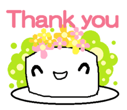 Pretty tofu sticker #885997