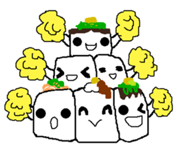 Pretty tofu sticker #885998