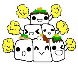 Pretty tofu sticker #885998