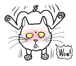 Happy cat English sticker #886136