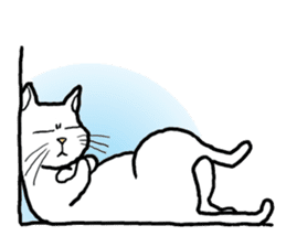 Happy cat English sticker #886141