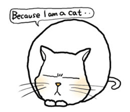Happy cat English sticker #886143