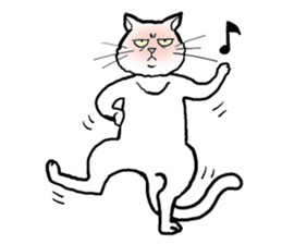 Happy cat English sticker #886154