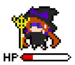 pixel witches sticker #886245