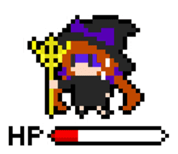 pixel witches sticker #886245