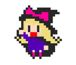 pixel witches sticker #886255