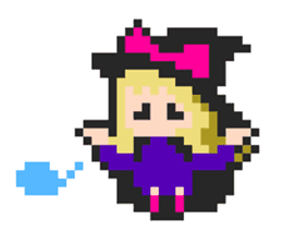 pixel witches sticker #886256