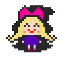 pixel witches sticker #886257