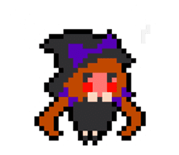 pixel witches sticker #886262