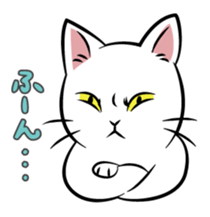 The cat of a fearful face sticker #886448