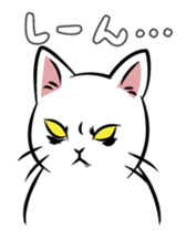 The cat of a fearful face sticker #886454