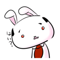 Sticker bald rabbit sticker #886550