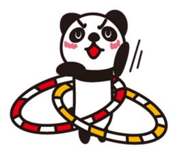 Favorite panda of the hoop sticker #886803